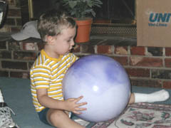 Playing  Ball With Tata At Ma & Pa's House